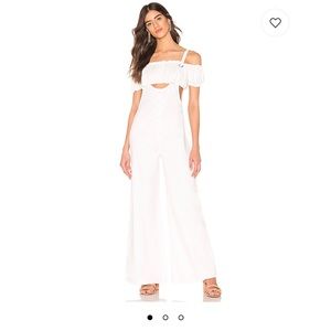 AMUSE SOCIETY betina jumpsuit in off white
